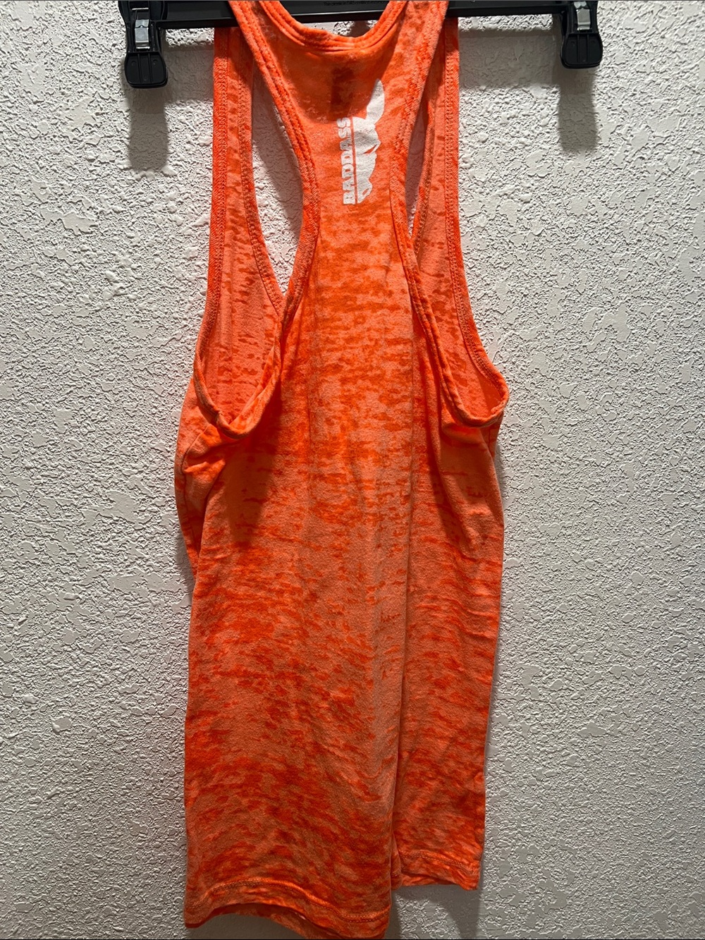 Next Level Apparel Neon Orange Racerback Tank - Picture 3 of 3